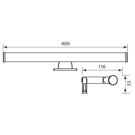 ALDO LED 6W CL IP44