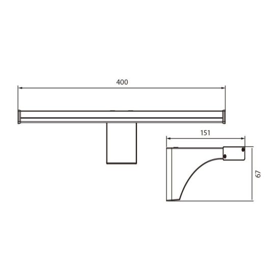 ZOE LED 8W CL IP44