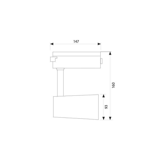 LED-ES REFLEKTOR SÍNRE SZERELHETŐ CLUB LED ∙ 20W ∙ 1400LM ∙ FEHÉR ∙ 3000K