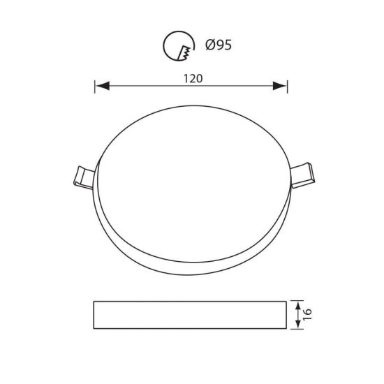 LED PANEL RONDO LED ∙ 18W ∙ 1800LM ∙ FEHÉR ∙ 4000K