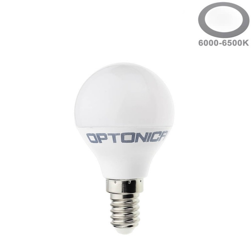 Image of Optonica E14 G45 LED izzó 3,5W 300lm 6000K hideg fehér 240° 1407