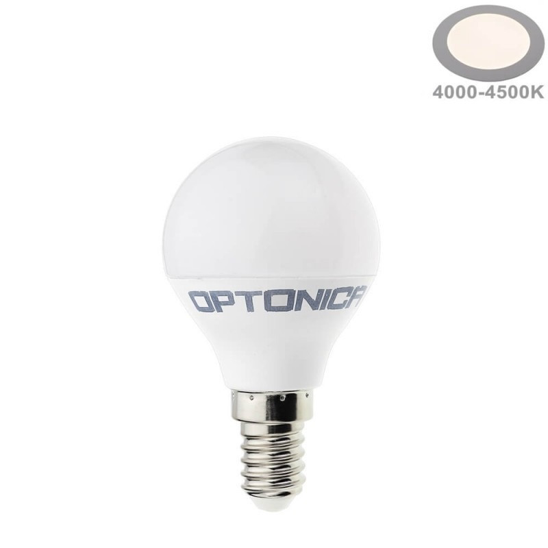 Image of Optonica E14 G45 LED izzó 3,5W 300lm 4500K nappali fehér 240° 1408