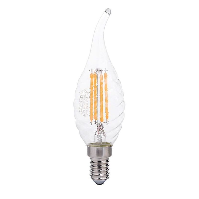 Image of Optonica filament E14 C35 LED izzó 4W 400lm 2700K meleg fehér 300° 1414