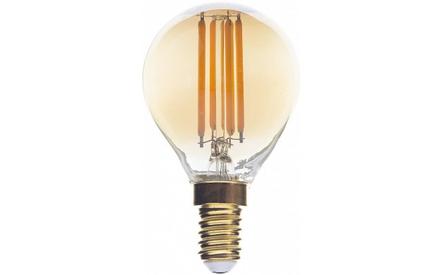Image of Optonica dimmelhető E14 G45 LED izzó 4W 350lm 2700K meleg fehér 300° arany üveg 1418