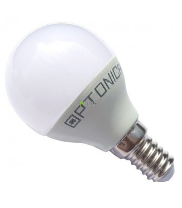 Image of Optonica E14 G45 LED izzó 6W 480lm 2700K meleg fehér 240° 1449