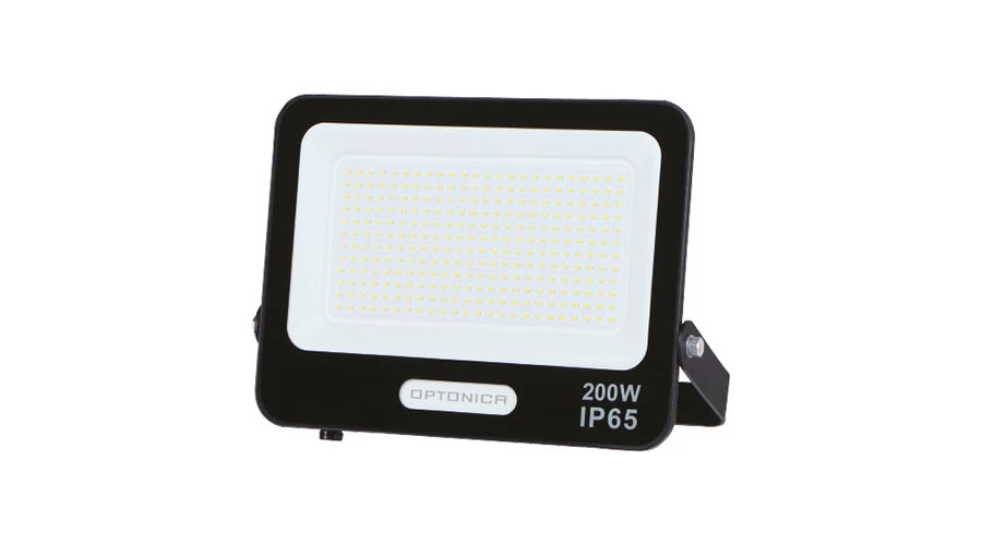 Image of Optonica city line LED reflektor 200W 18000lm 6000K fekete 15833