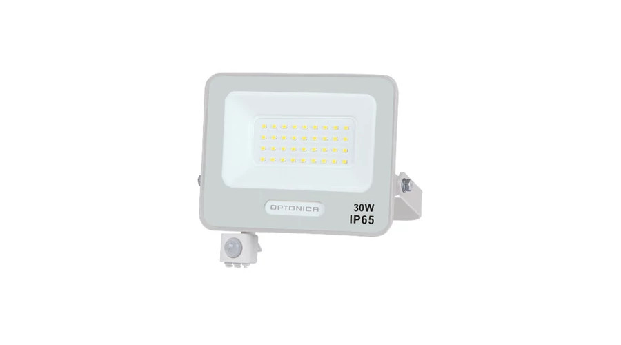 Image of Optonica cityline mozgásérzékelős LED reflektor 30W 2700lm 3000K fehér 15845