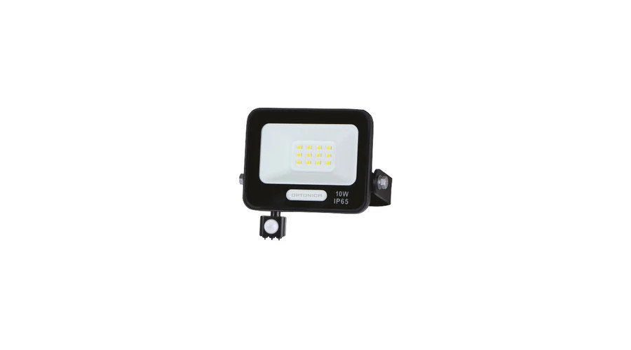 Image of Optonica mozgásérzékelős LED reflektor 10W 900lm 6000K hideg fehér IP65 15848