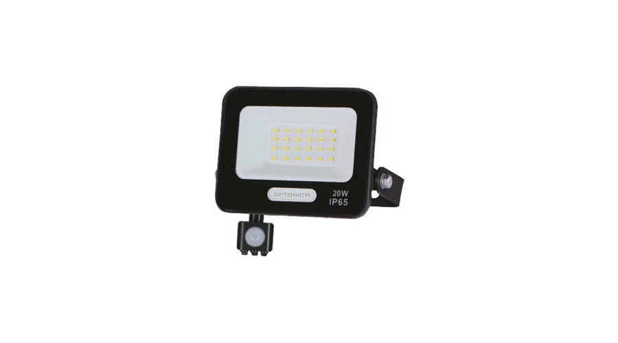 Image of Optonica mozgásérzékelős LED reflektor 20W 1800lm 3000K meleg fehér IP65 15853