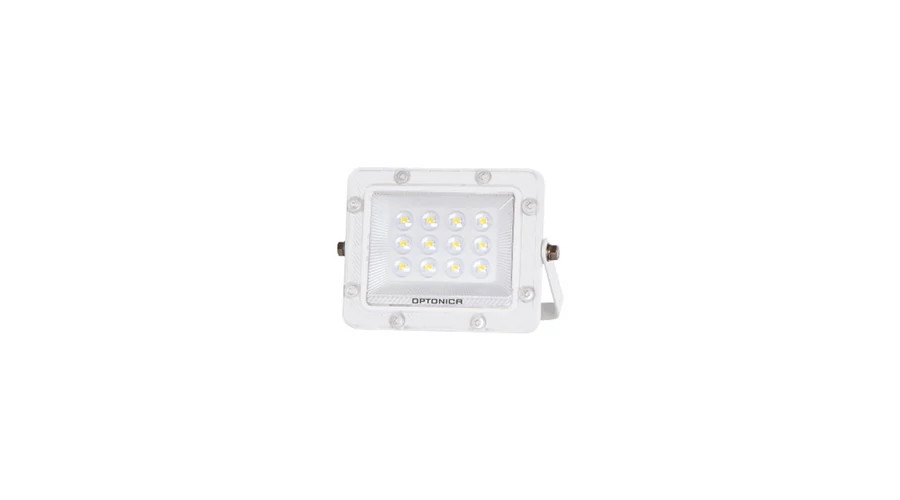 Image of Optonica prémium 5év jótállás LED reflektor 10W 1000lm 3000K feher 15861