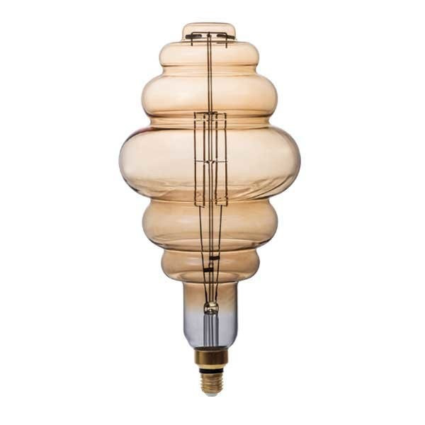 Image of Optonica vintage filament E27 BD200 LED izzó 8W 810lm 1800K meleg fehér arany üveg 1791