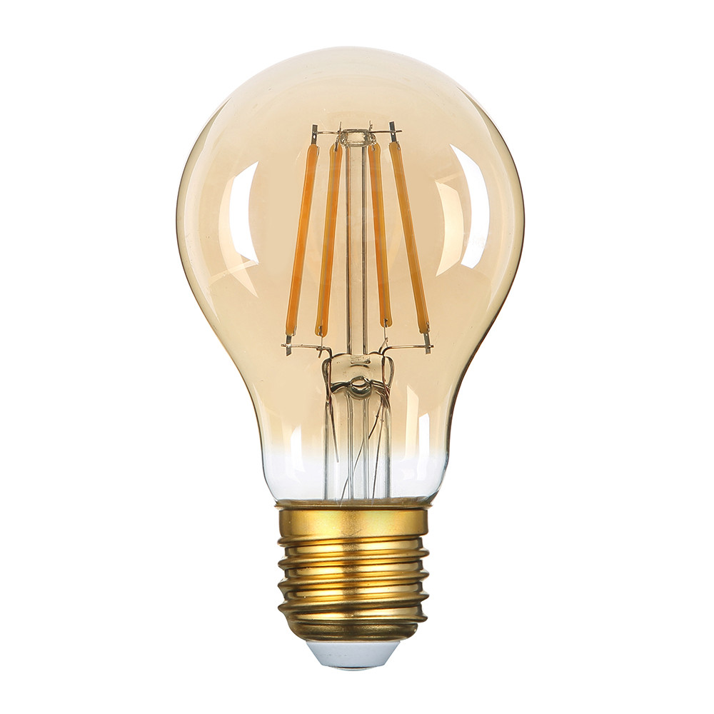 Image of Optonica filament E27 A60 LED izzó 8W 700lm 2500K meleg fehér arany üveg 1796