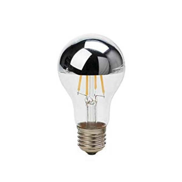 Image of Optonica vintage filament E27 A60 LED izzó 4W 400lm 2700K meleg fehér ezüst üveg 1879