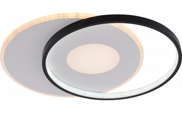 Image of Optonica LED mennyezeti lámpa CCT 54W fehér+fekete szabályozható + távirányító