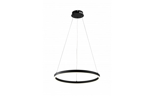 Image of Optonica modern LED függőlámpa 22W Ø60cm fekete meleg fehér 19031