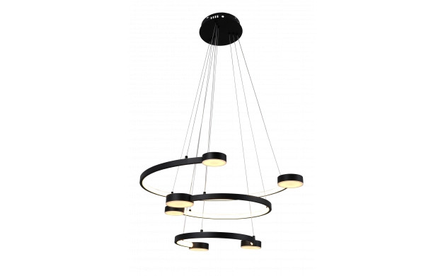 Image of Optonica modern LED függőlámpa 40W LED függőlámpa meleg fehér fekete 19065