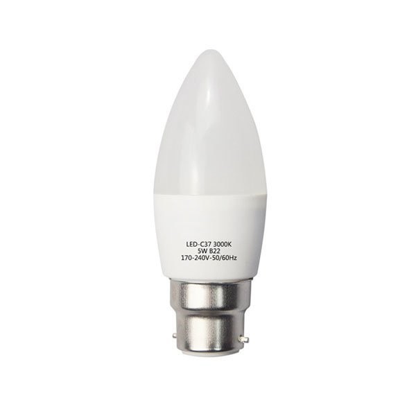 Image of Optonica B22 C37 LED izzó 6W 480lm 6000K hideg fehér 180° 1950