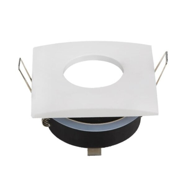 Image of Optonica Spotlámpatest / négyzet alakú / max. 35W / GU10-MR16 / beépítő keret / fehér / 2011