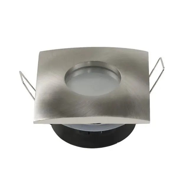 Image of Optonica Spotlámpatest / négyzet alakú / max. 35W / GU10-MR16 / beépítő keret / Inox / 2012