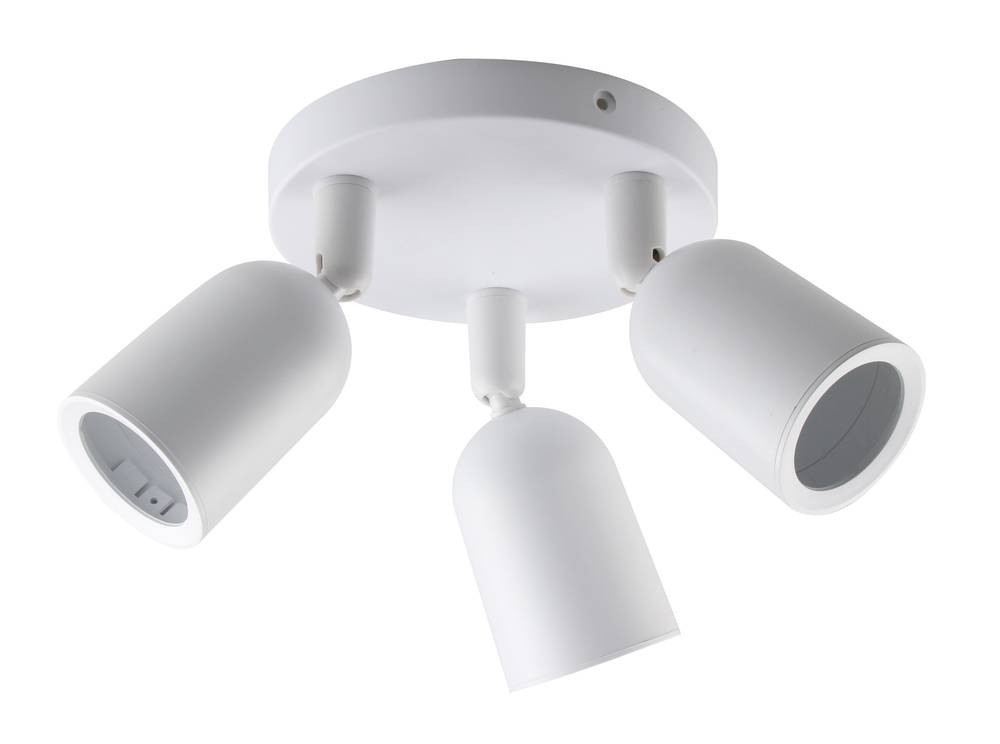 Image of OPTONICA Felületre szerelhető lámpatest,fehér, 3*GU10-es foglalat, Max 10w 2025