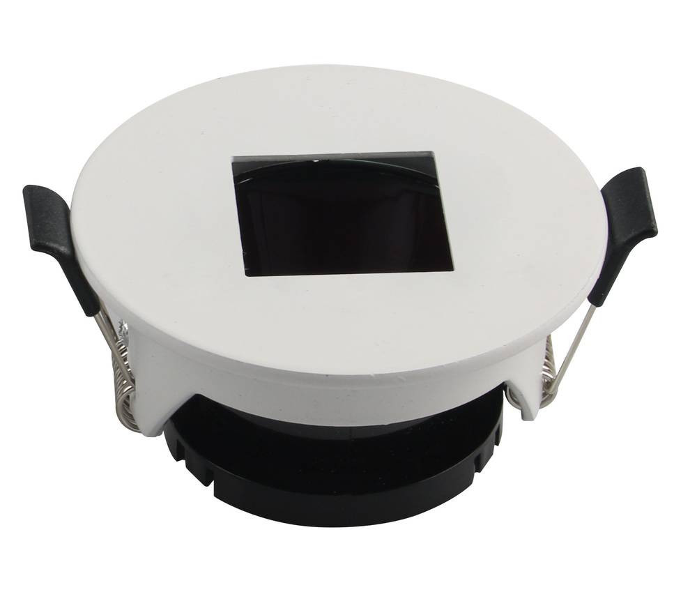 Image of Optonica Beépíthető spot lámpatest, négyzetes fehér előlap, GU10-es foglalat, MAX 35W, 2031