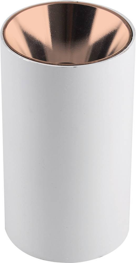 Image of Optonica Felületre szerelhető lámpatest, henger alakú, fehér ház-rózsarany belső, GU10-es foglalat, MAX 35W, 2044