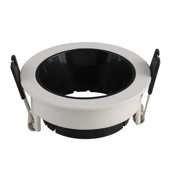 Image of Optonica Spotlámpatest / kerek / max. 35W / GU10 / beépítő keret / fehér / 2048