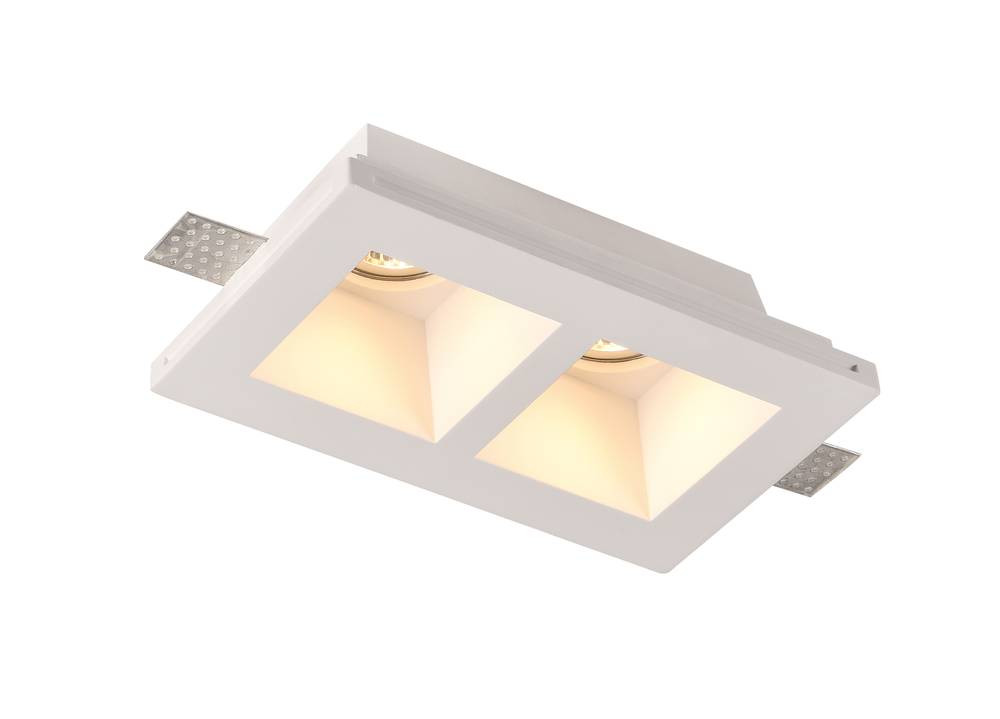 Image of Optonica mennyezeti szerelvény Trimless süllyesztett négyzet, fehér házas , GU10-es foglalat, MAX 35W, 2065