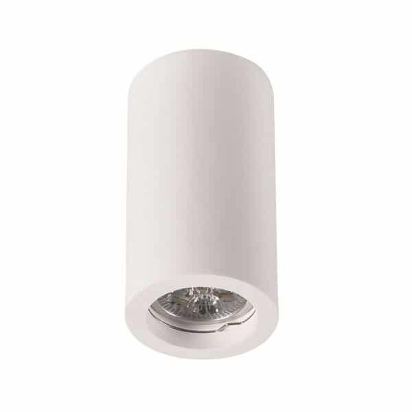 Image of Optonica felületre szerelhető GU10-es henger alakú fehér lámpatest max: 10W Ø7cm 17cm 2071