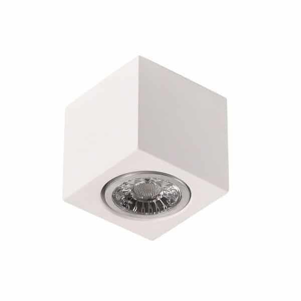 Image of Optonica felületre szerelhető GU10-es kocka alakú fehér lámpatest max: 35W 7cm 2072