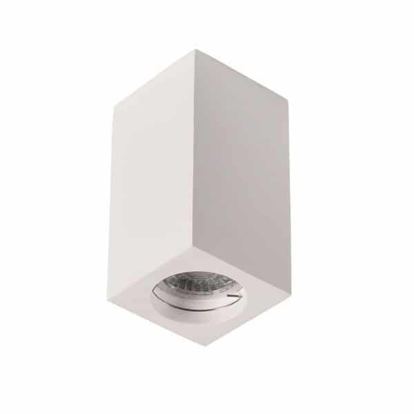 Image of Optonica felületre szerelhető GU10-es téglalap alakú fehér lámpatest max: 35W 17cm 2073