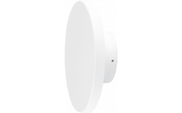 Image of OPTONICA LED 12W fali lámpa kerek fehér alumínium IP65 meleg fehér/ 2091