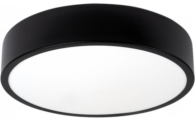 Image of Optonica modern fekete mennyezeti kör LED lámpa 18W 1350lm 3000K meleg fehér IP20 120º Ø25cm 2902