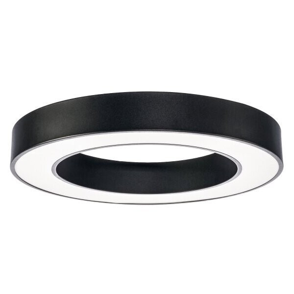 Image of Optonica modern fekete mennyezeti kör LED lámpa 36W 2700lm 3000K meleg fehér IP20 120º Ø50cm 2914