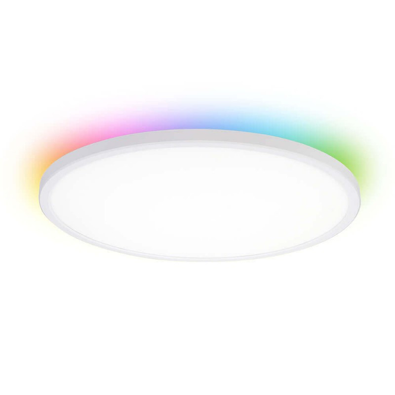 Image of Optonica állítható mennyezeti lámpa RGB háttérfénnyel 24W 42cm 1920lm fehér 2945