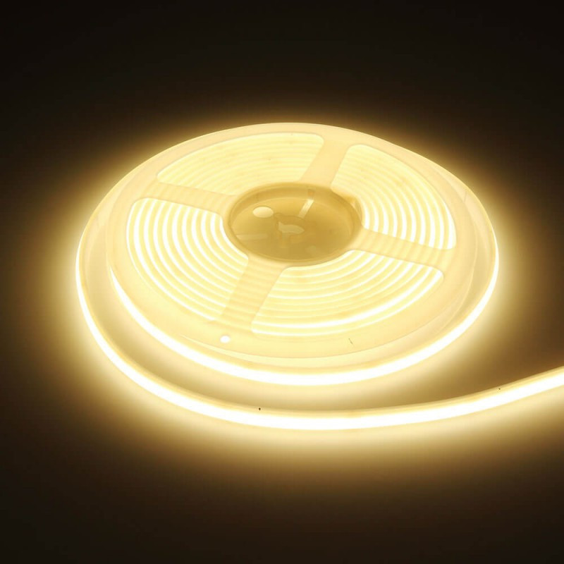 Image of Optonica COB LED szalag kültéri 320LED/m 10w/m 24V nappali fehér 4948