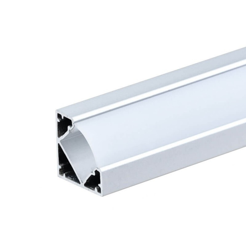 Image of OPTONICA LED profil 45°-os szögben 2m SZETT fehér borítással 5103