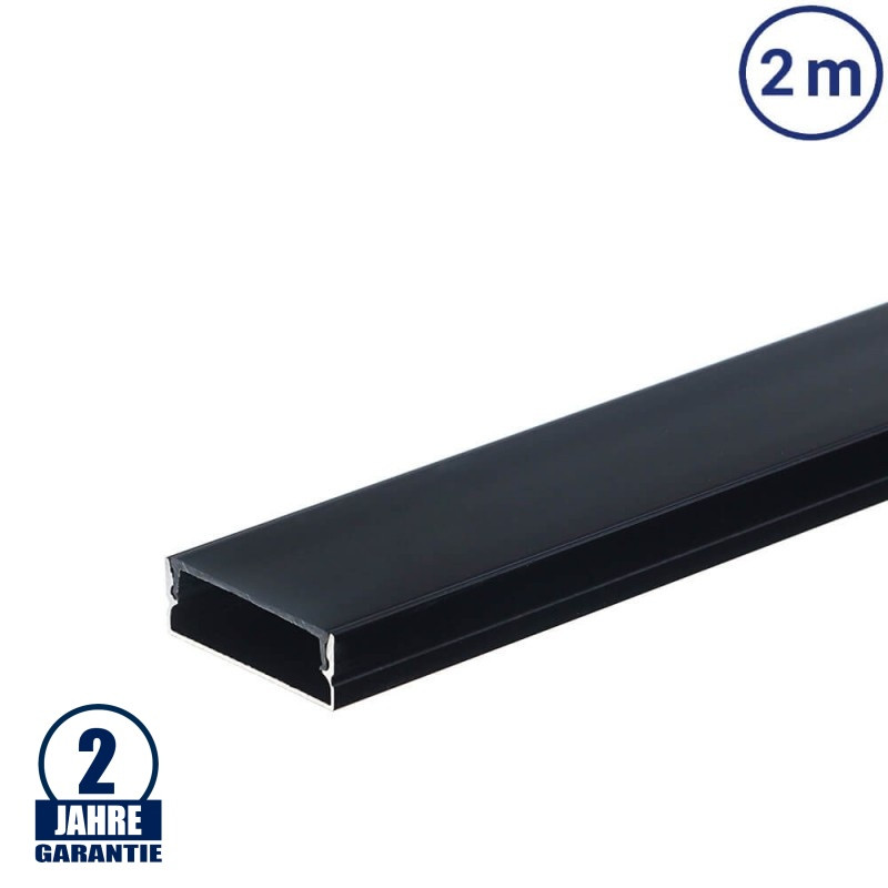 Image of OPTONICA LED profil 30x10mm fekete szerkezet 2m SZETT fekete borítással 5114