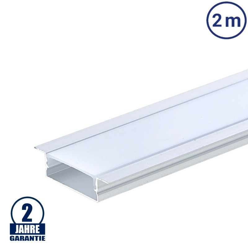 Image of OPTONICA LED profil 41x10mm eloxált beépítés 2m SET 5118