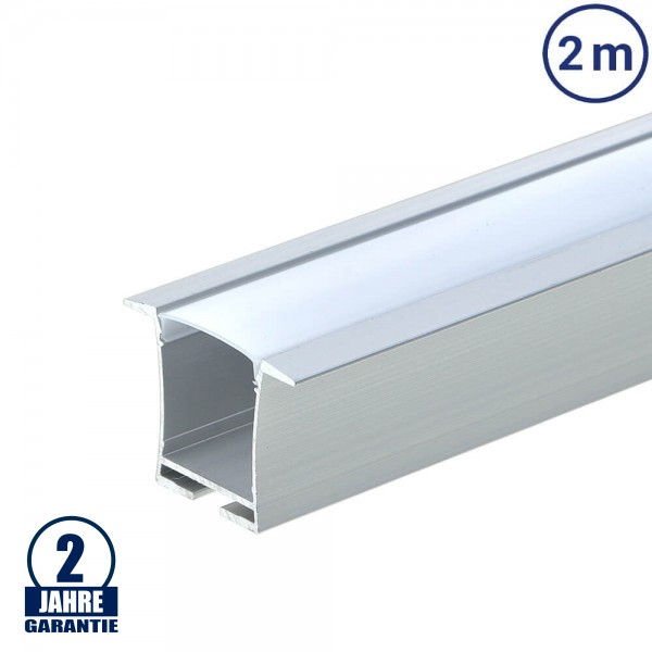 Image of OPTONICA LED profil süllyesztett mennyezeti eloxált 2m SET OP 5130