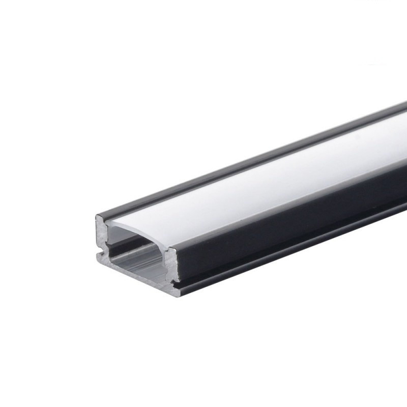 Image of OPTONICA Led profil opál fedővel fekete -2m , 5185