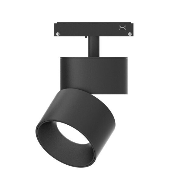 Image of Optonica mágneses sínes fekete LED spot lámpa M20 48V 10W 800lm 4000K nappali fehér 15-24º 5378