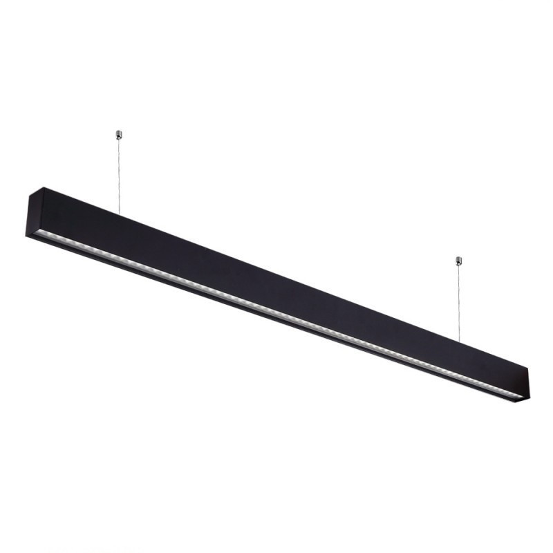 Image of Optonica 50W -os LED lineáris lámpa felfüggesztéssel UGR19 fekete , nappali fehér, 5386