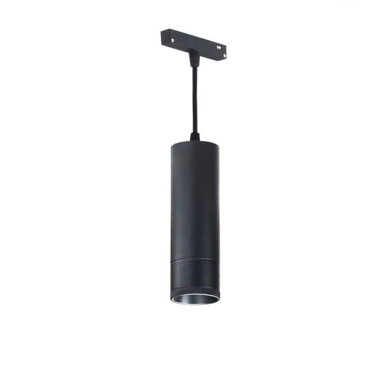 Image of Optonica függesztett mágneses sínes fekete LED spot lámpa M35 48V 7W 560lm 4000K nappali fehér 15-60º 5400