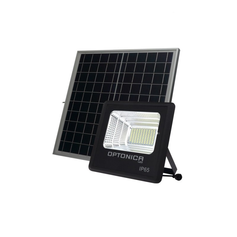 Image of Optonica napelemes LED reflektor távirányítóval 35W 2800lm 6000K IP65 120° 5463