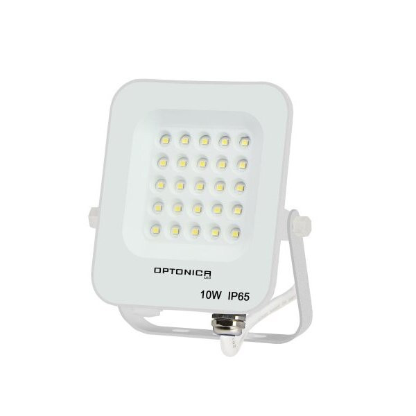 Image of Optonica fehér LED reflektor 10W 900lm 2700K meleg fehér IP65 90° 5703