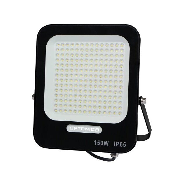 Image of Optonica fekete LED reflektor 150W 13500lm 4500K nappali fehér IP65 90° 5737
