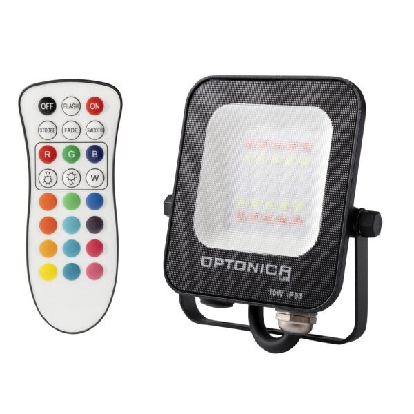 Image of Optonica RGB LED reflektor távirányítóval 10W 900lm IP65 5754