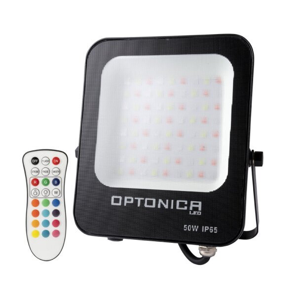 Image of Optonica RGB LED reflektor távirányítóval 50W 4500lm IP65 5756