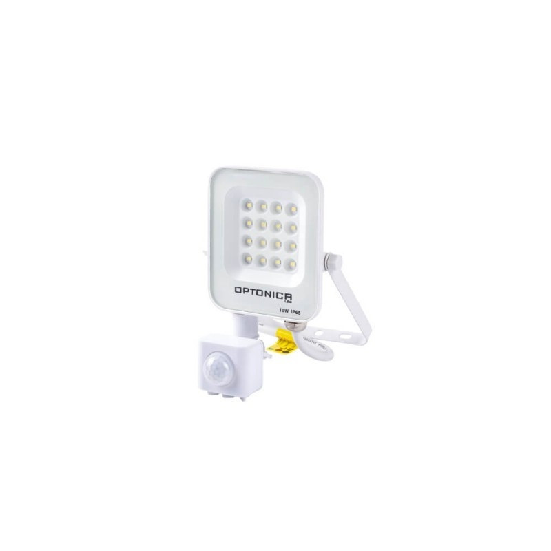 Image of Optonica LED mozgásérzékelős reflektor 10W 900lm 2700K fehér 90º 5762